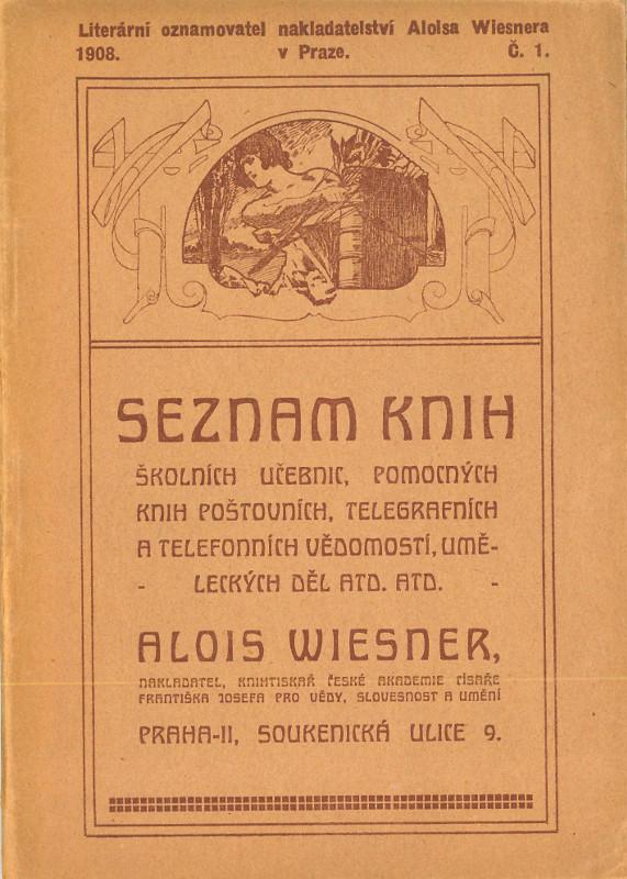 Seznam nakladatelství Alois Wiesner (1908)