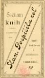 Seznam knih firmy Stanislava Pospíšila zeť (J. Scholle) [1896]